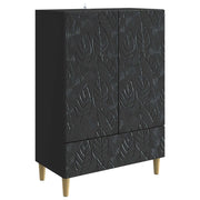 Credenza Nero 66 x 34,5 x 95 cm Legno ingegnerizzato 895126