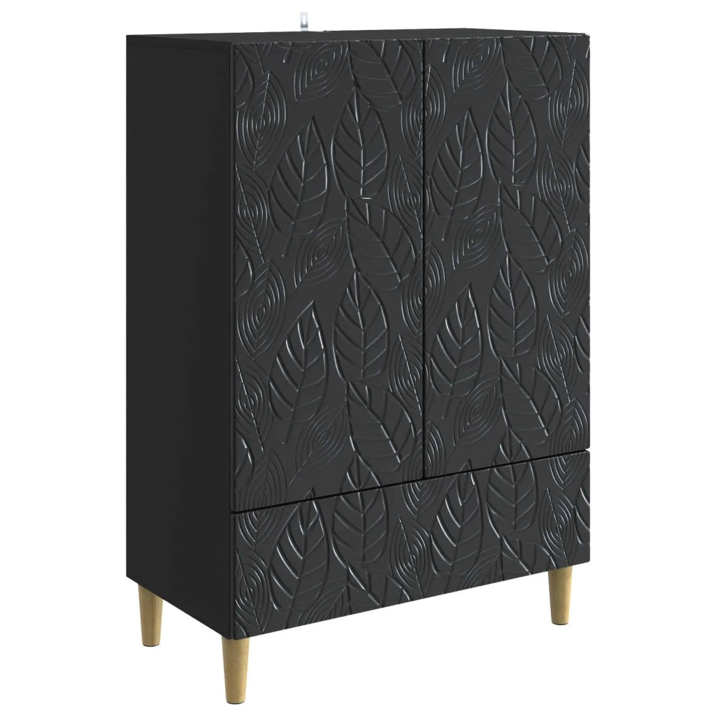 Credenza Nero 66 x 34,5 x 95 cm Legno ingegnerizzato 895126