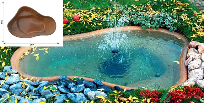 Laghetto da giardino caraibi litri 260