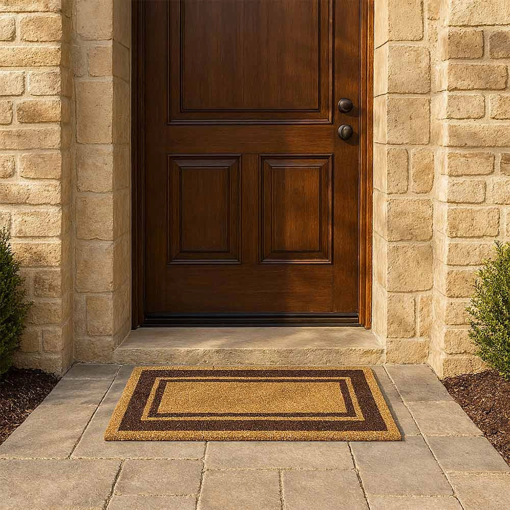 Zerbino classico rettangolare in cocco cm 40 x cm 60
