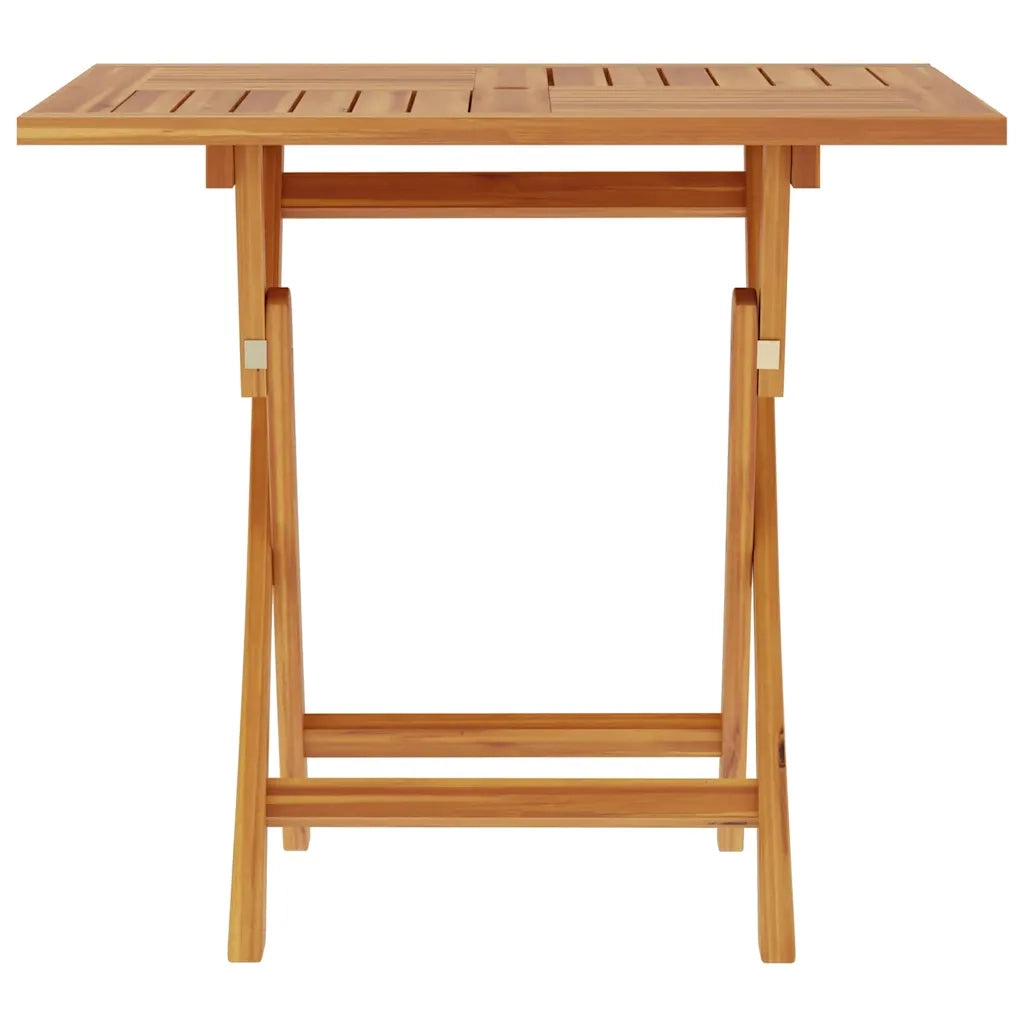 Tavolo da Giardino Pieghevole 85x85x76cm Legno Massello di Teak 47419