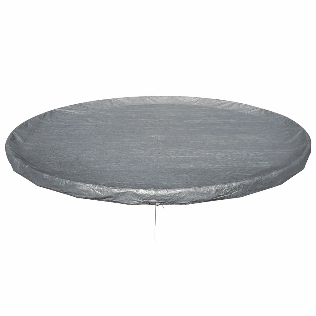 Bestway Copertura per piscina Ø6,10 m Rotondo Poliestere Grigio 42035732