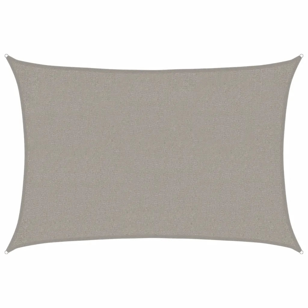 Vela Parasole 160 g/m² Rettangolare Grigio Chiaro 2x3 m in HDPE 4001974