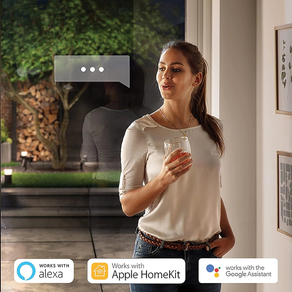 Philips Hue White&ColorAmbiance Impress, Lampada da Parete Smart da Esterno, 16 Milioni di Colori, Low Volt, Nero