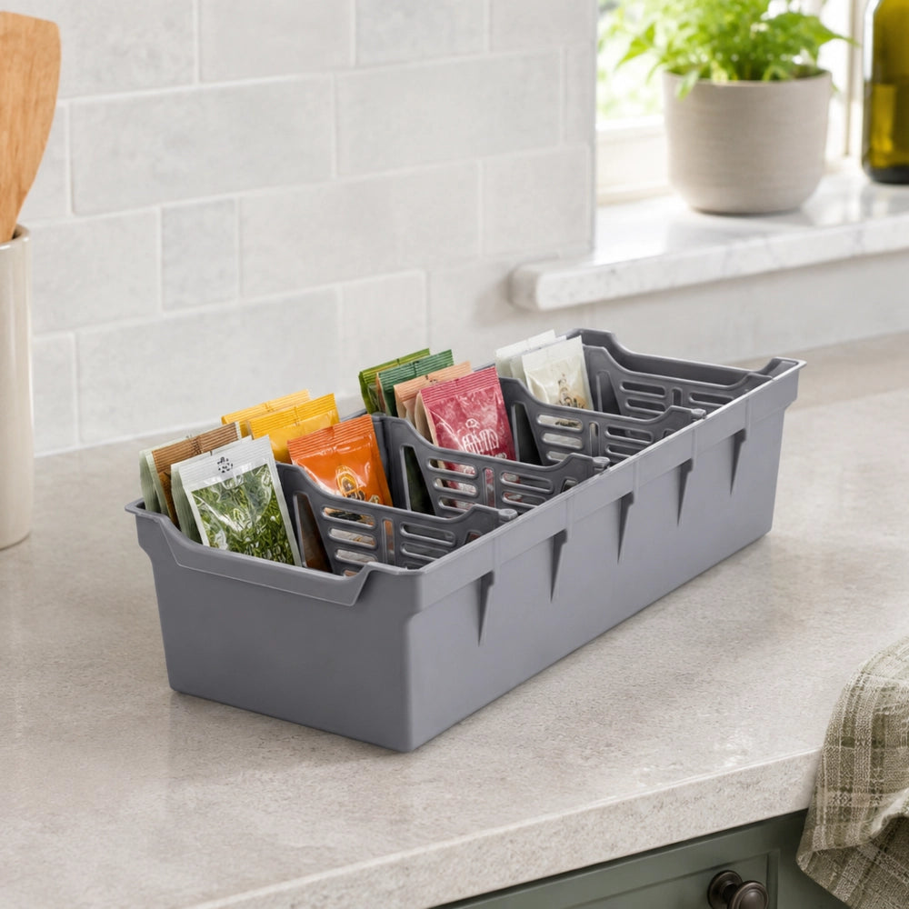 KADAX Organizer na przyprawy szary <24> K17437