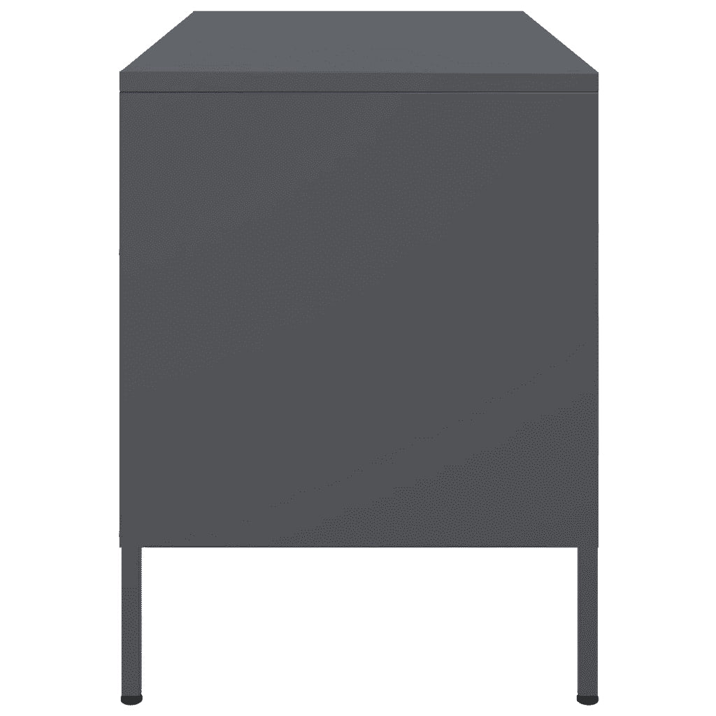 Mobile TV Antracite 68x39x50,5 cm in Acciaio 842938
