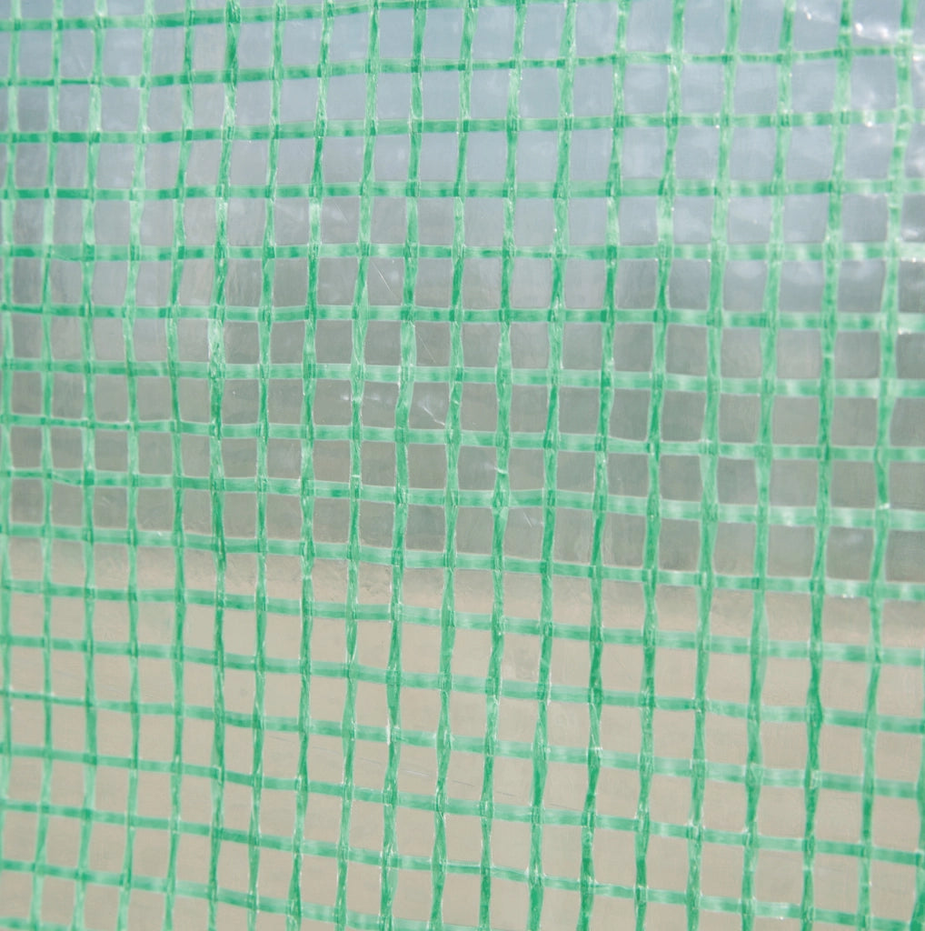 Serra a tunnel verde 295 x 200 x 200 cm con 6 finestre