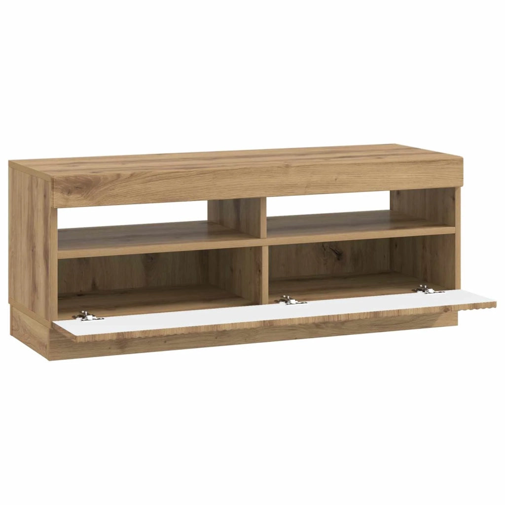 Mobile TV LED Rovere Artigianale Legno ingegnerizzato 897434