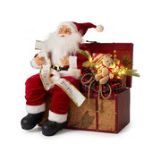 Babbo natale koopman atk000680 con movimento, luci e musica