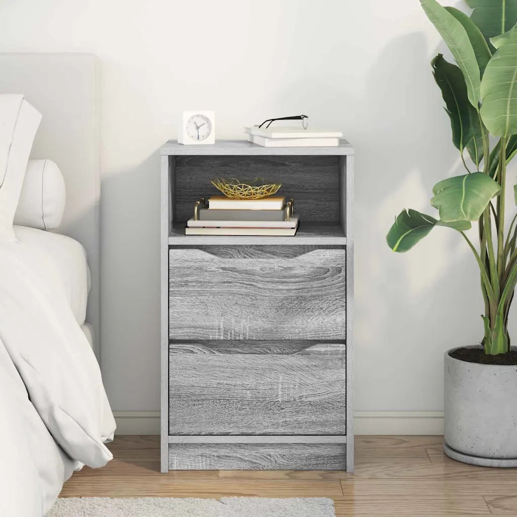 Comodino Grigio Sonoma 40 x 30 x 467 cm Legno multistrato 888919