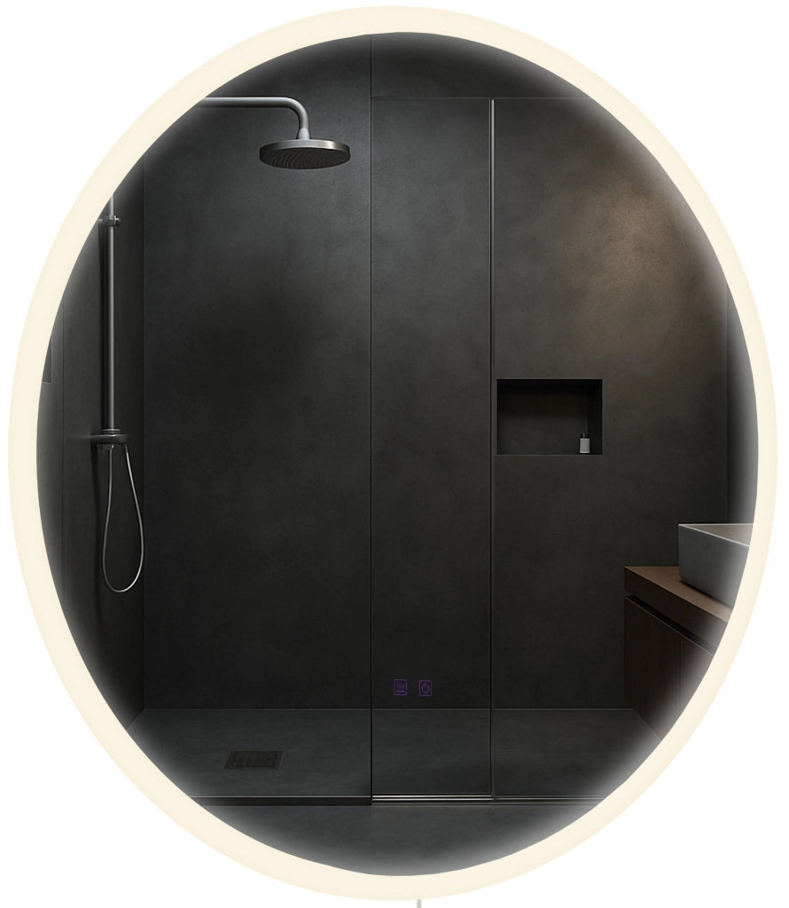 Specchio da bagno Laconia 80 con Bluetooth
