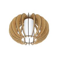 Plafoniera Industrial Stellato 1 Luce Acciaio Grigio E Nichel Opaco