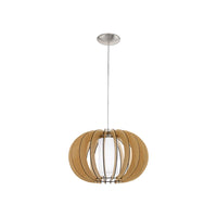 Lampadario Industrial Stellato 1 Piccolo 1 Luce Acciaio Grigio E Nichel Opaco