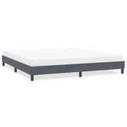 Giroletto senza Materasso Grigio Scuro 200x220 cm Velluto 4101422