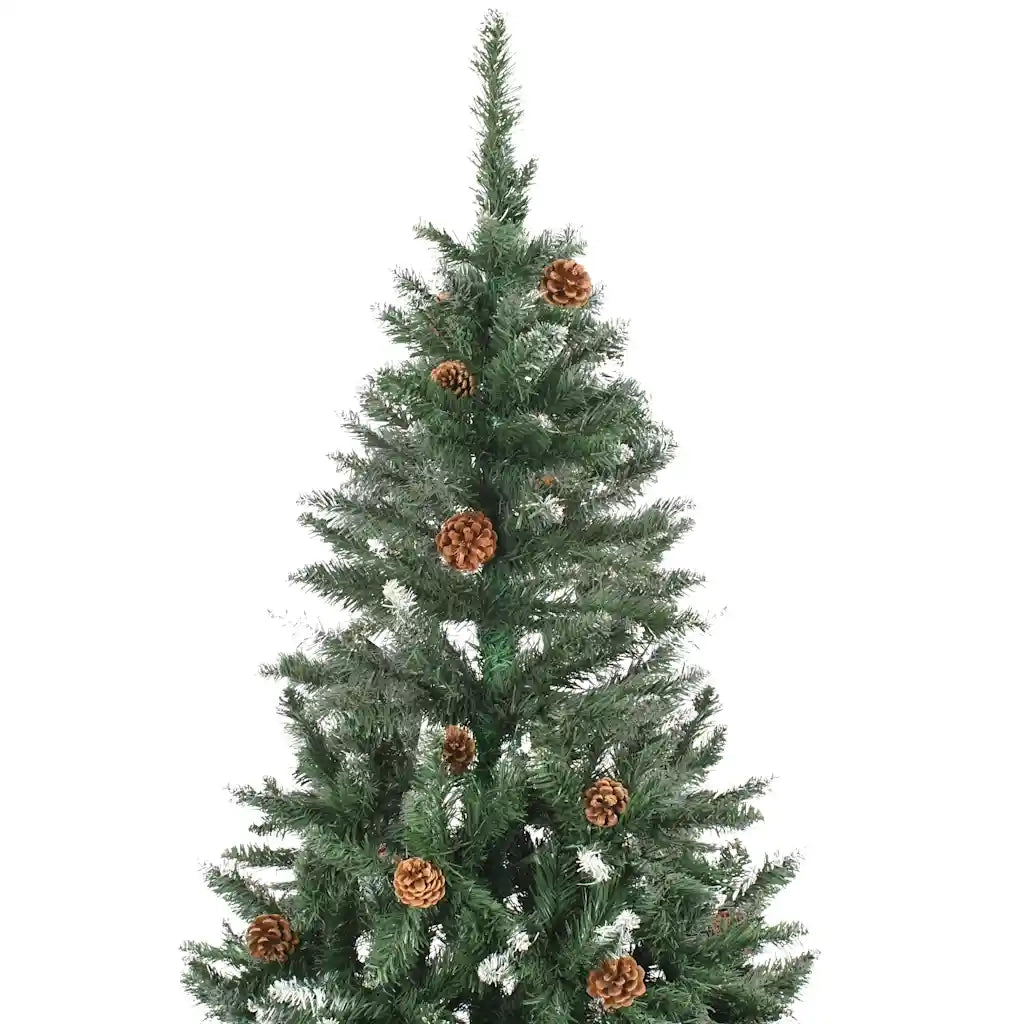 Albero di Natale Preilluminato con Palline 210 cm 3077801