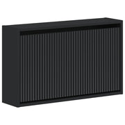 Mobiletto per Scarpe da Muro ARNHEM 71 x 17 x 43 cm Nero 896626