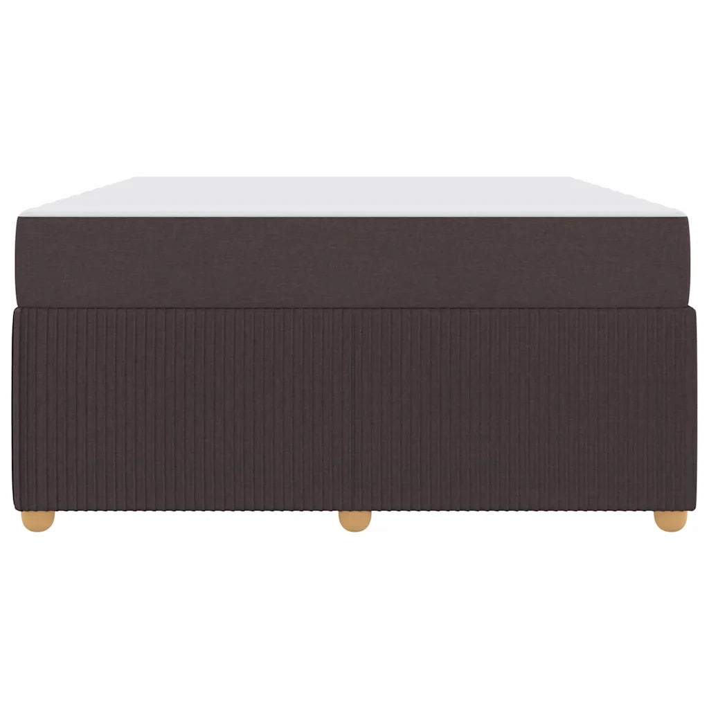 Struttura del letto-Giroletto Marrone Scuro 140 x 200 cm Tessuto 491199