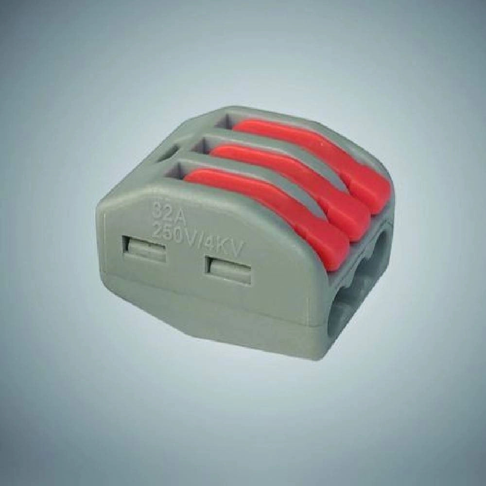 Trade Shop - Connettori Morsetti Multipli Con 8 Connettori Universali 3 Poli A 1 Via -