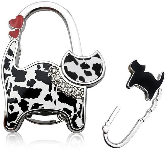 Accessorio Opvouwabile per Tavolo e Cucina - Supporto per Cane e Tavolo - Spazio Risparmio - Accessorio di Stile - Alta Stabilità - Disegno Carino con Motivo di Leopardo - Supporto per Borsa