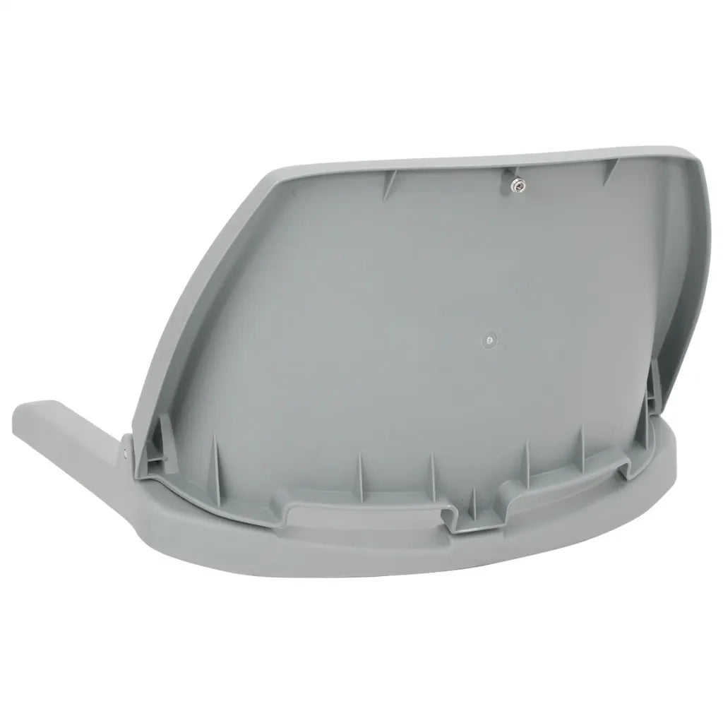 Set Sedile da Barca Pieghevole 4pz Grigio