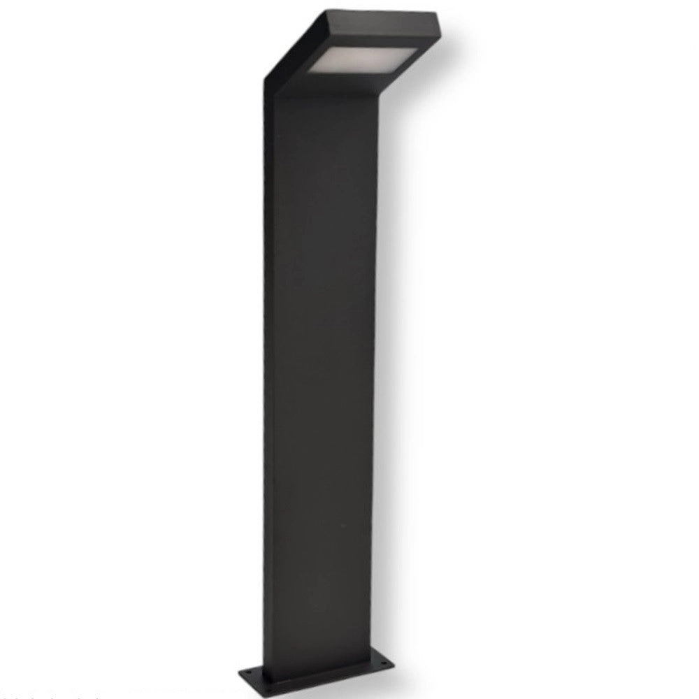 Trade Shop - Lampada Applique Led Da Giardino 10w Ip54 Lampione Bollard Da Terra Luce 4000k 954pa-h580 -