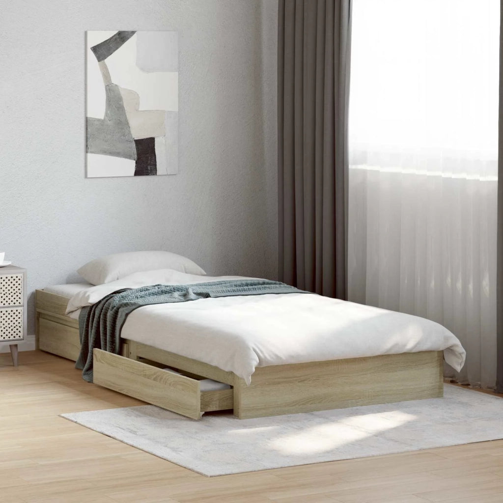 Telaio del letto con storage Rovere Sonoma 80 x 200 cm 3429590