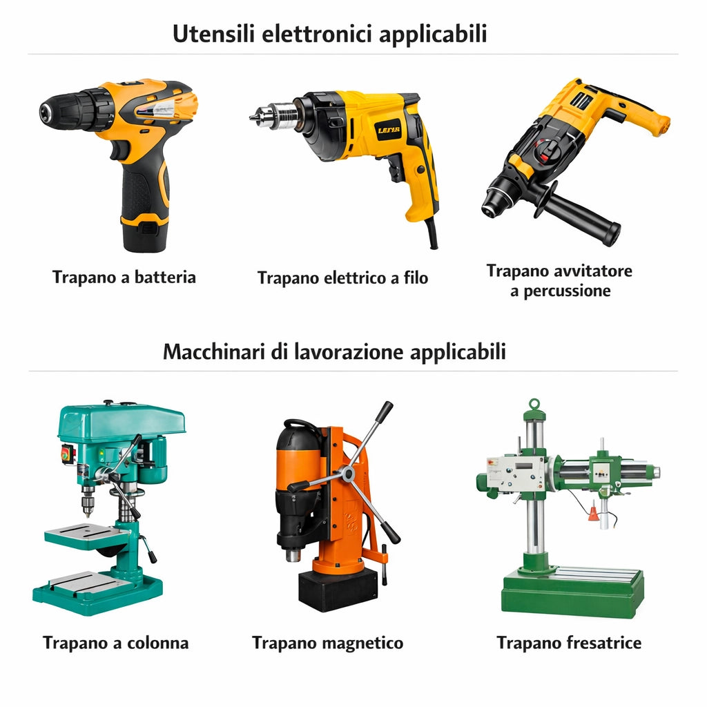 Set 16 Punte Trapano Metallo Legno Muratura 2-10 mm con Valigetta VHT02583