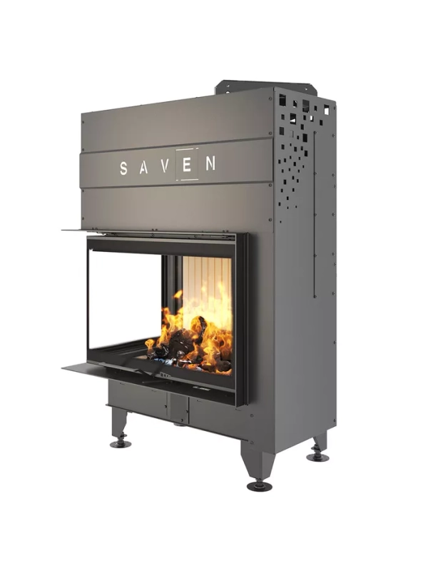 Caminetto ad angolo Inserto Apertura sinistra Energy Up 75x50x47 (15,1 kW) ECO