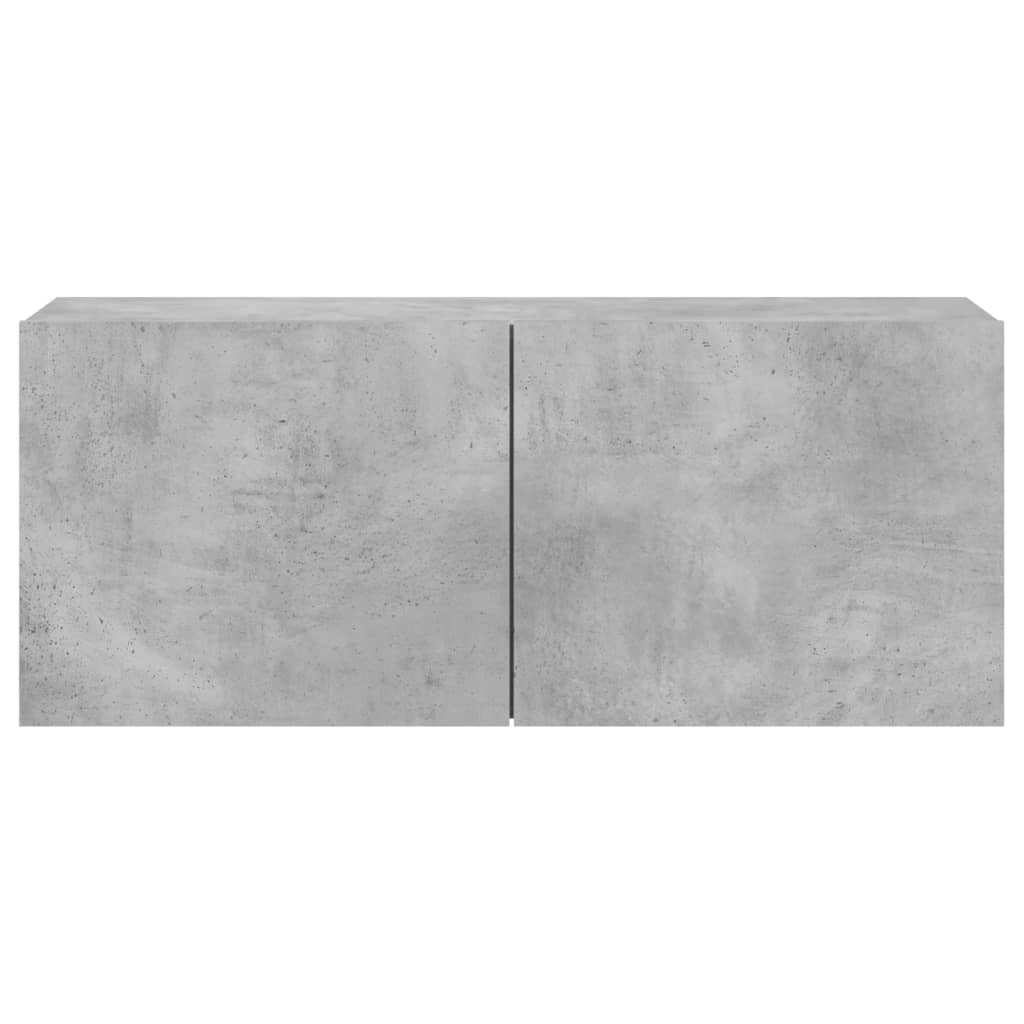Mobile TV multimediale scaffale TV mobile TV credenza TV per sala da pranzo soggiorno camera da letto montaggio a parete 100 x 30 x 41 cm grigio 02_0027738