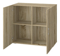 Mobiletto 2 Ante 90x41x85 cm in MDF Rovere