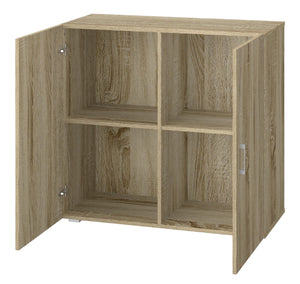 Mobiletto 2 Ante 90x41x85 cm in MDF Rovere