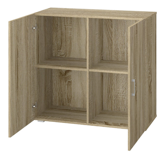 Mobiletto 2 Ante 90x41x85 cm in MDF Rovere