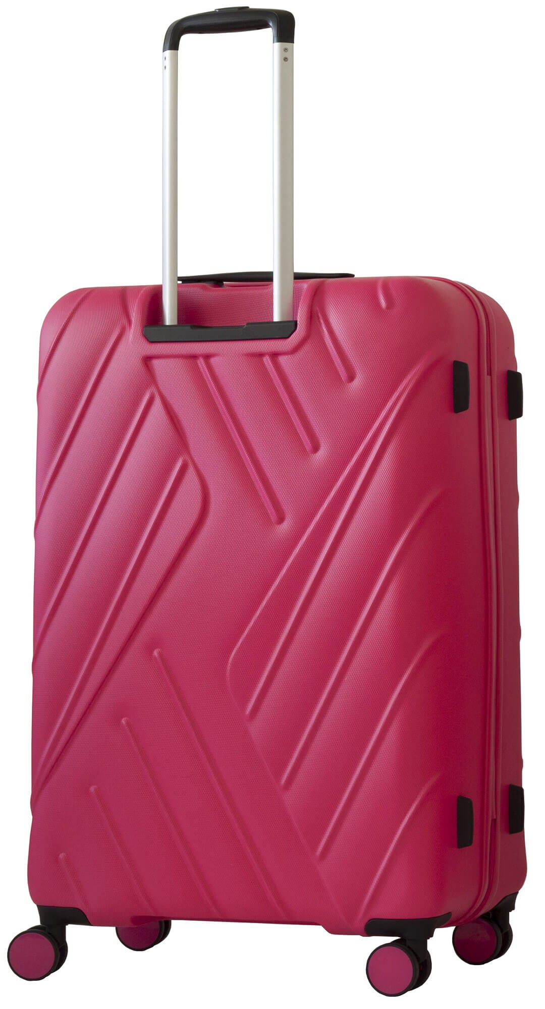 Trolley Valigia Grande Rigida in ABS 4 Ruote TSA Ravizzoni Mojito Fucsia