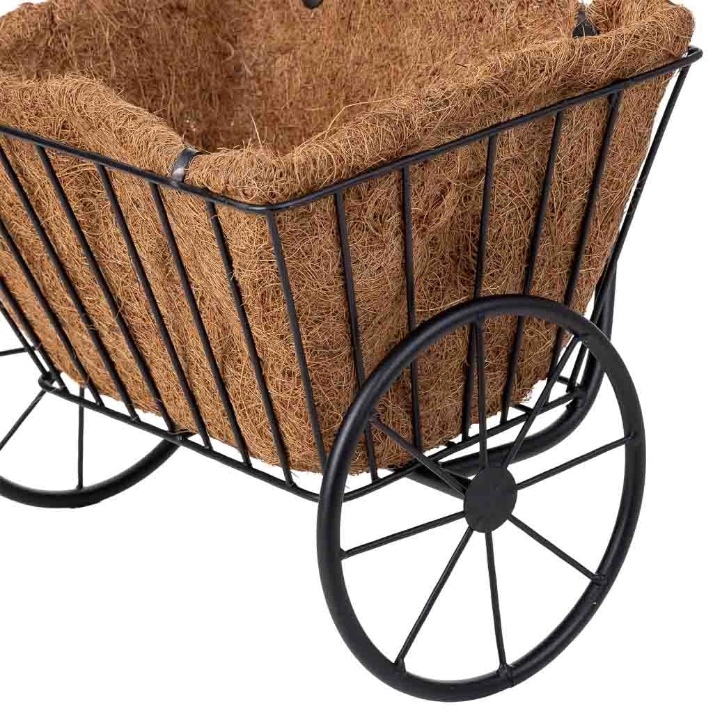 Portavaso per bicicletta nero, 65x28x47h cm