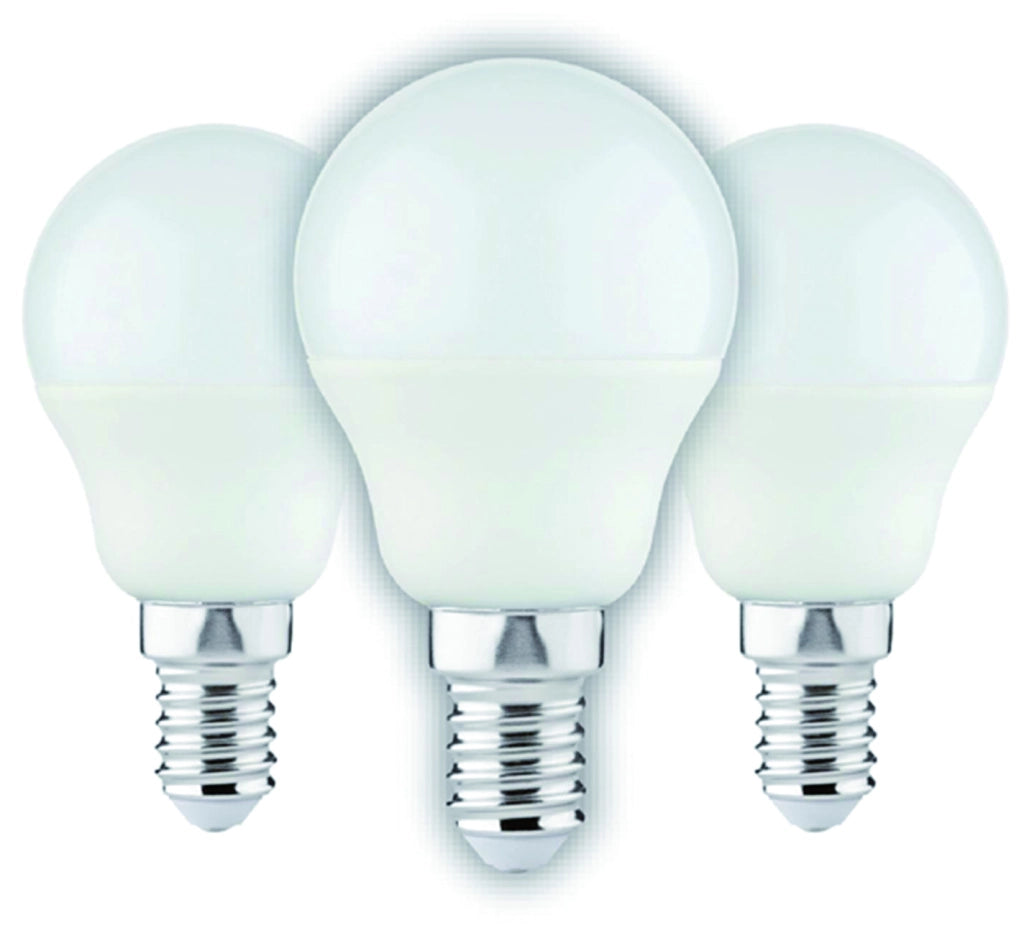Suprema LAMPADA LED SFERETTA E14 Luce naturale 6,5 W - 806 lumen , pz.3 6.00 confezioni