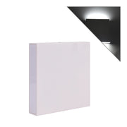APPLIQUE LED QUADRATA SLIM 12W BI-EMISSIONE LUMINOSA 6500K° - ILLUMINAZIONE SOGGIORNO CAMERA DA LETTO INGRESSO UFFICI E NEGOZI