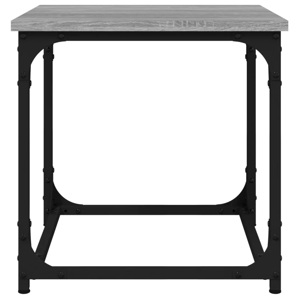Tavolino Grigio Sonoma 40x40x40 cm in Legno Multistrato cod mxl 27152