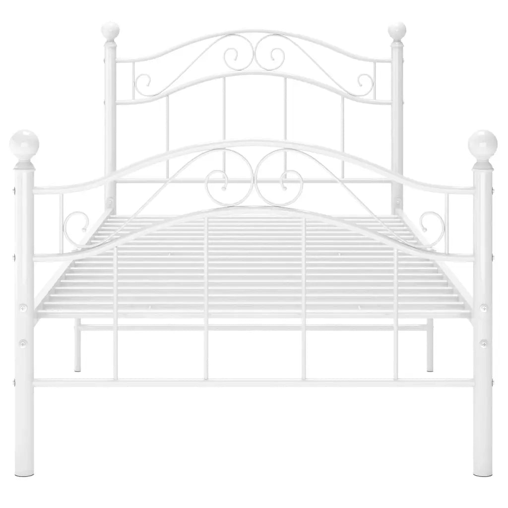 Giroletto-Struttura Letto Bianco in Metallo 90x200 cm 670776