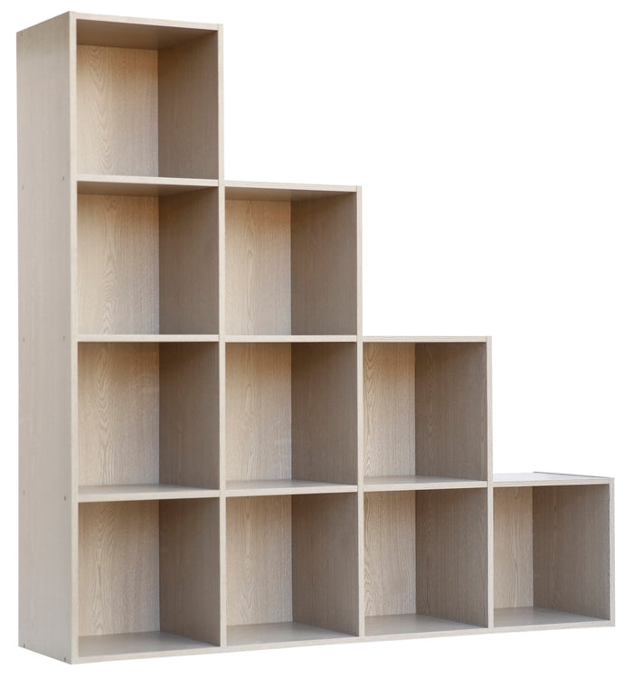 libreria cubo 10 121x29,5xh121 cm frassino cod:ferx.95621