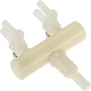 Splitter aeree per acquario/vis, 4 vie, 2 parti con valvole di regolazione