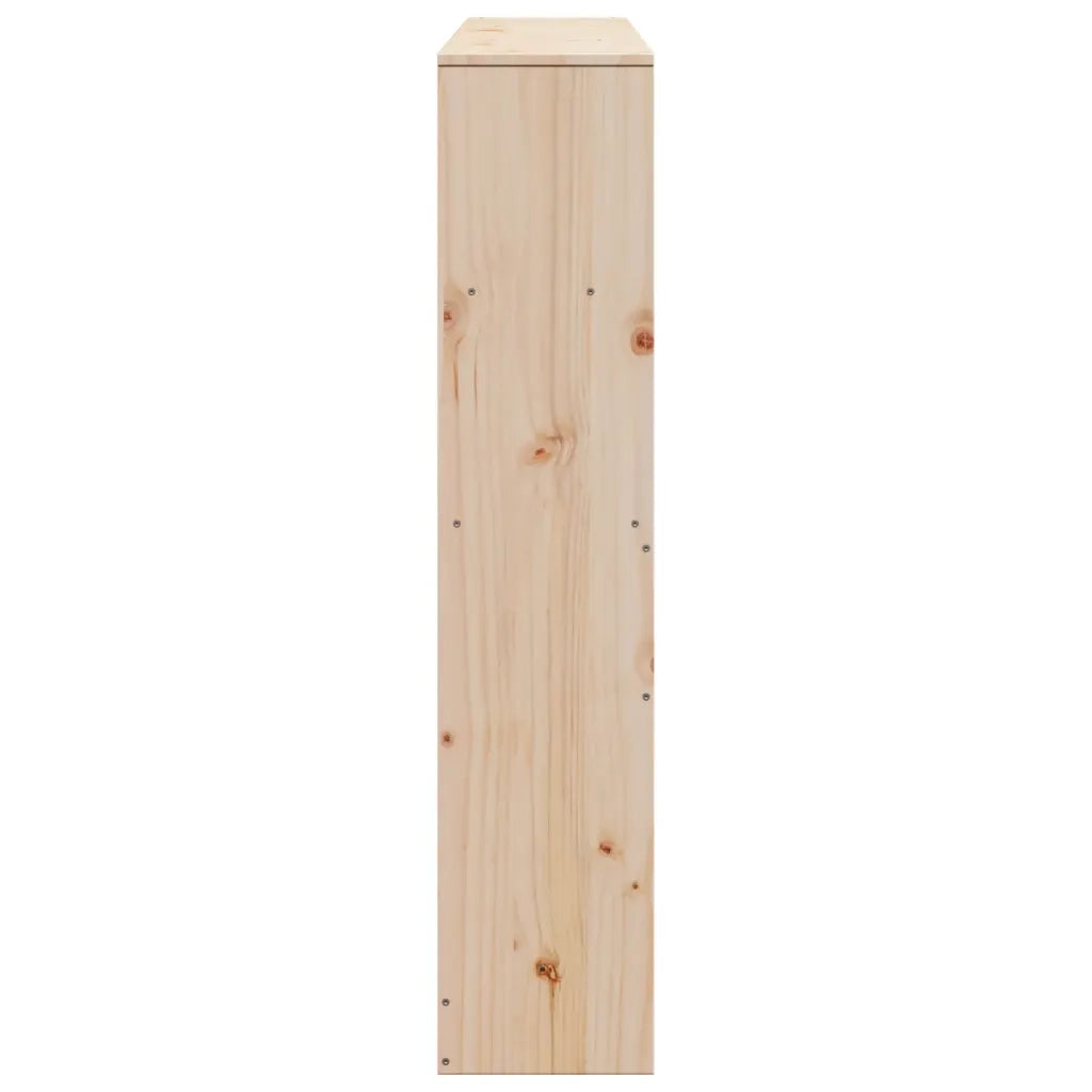 vidaXL Testiera con Ripiani 140 cm in Legno Massello di Pino