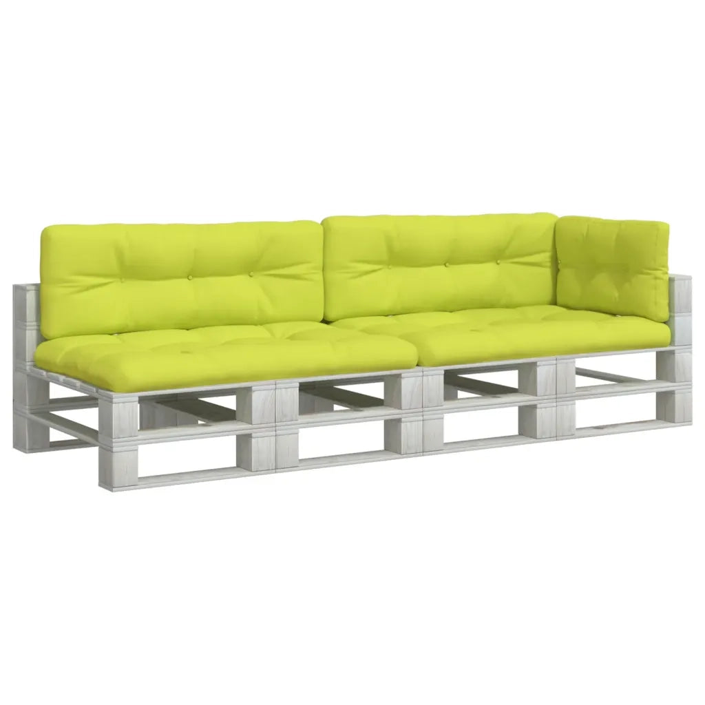 Cuscini per Pallet 5 pz Verde Intenso in Tessuto 3217141