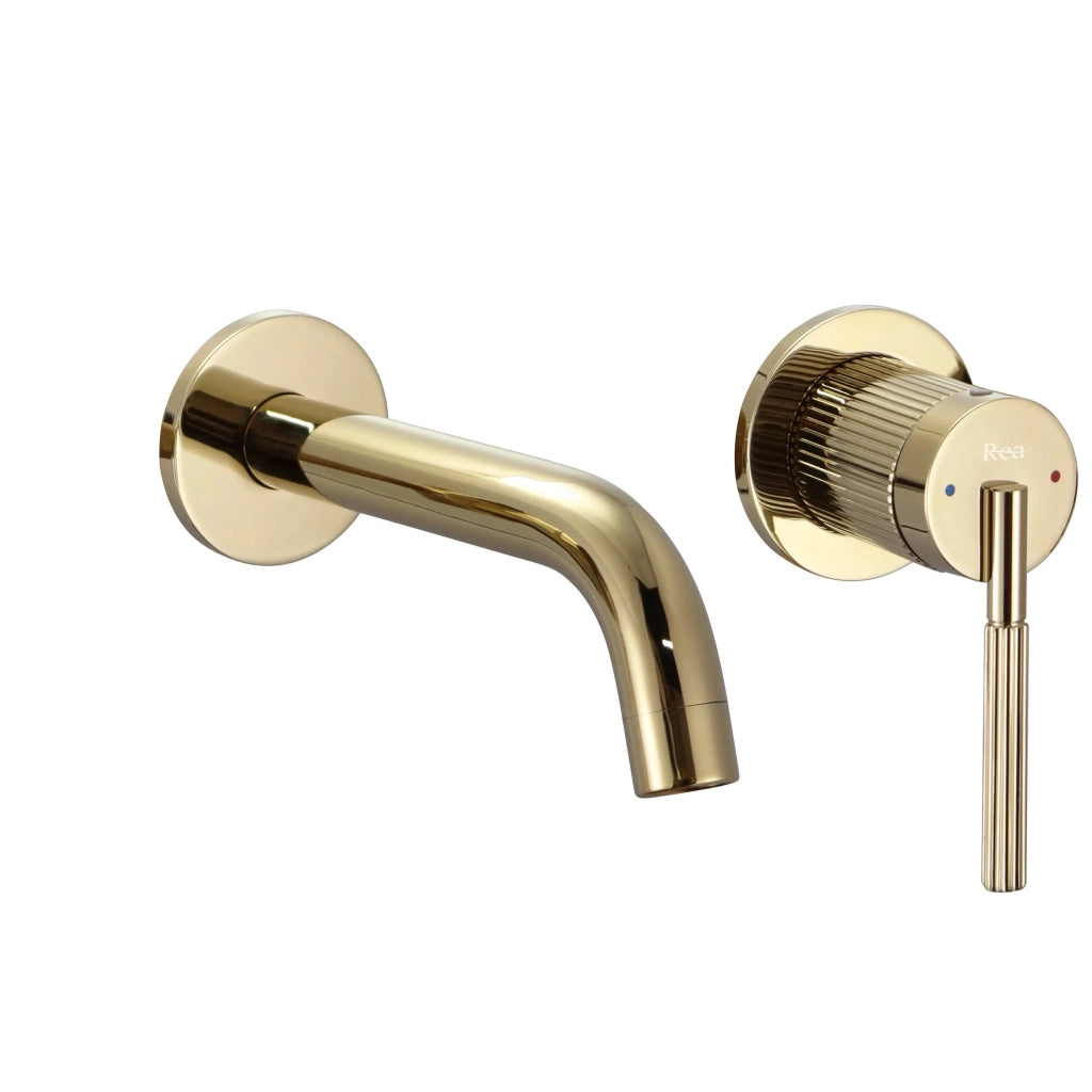 Rubinetto Da Parete Rea Argon Gold + Box