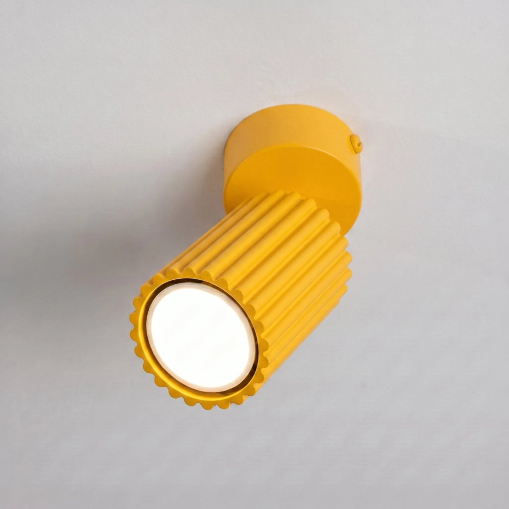 Plafoniera KARBON 1 giallo