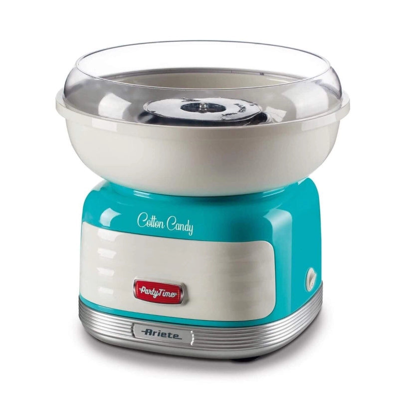 Macchina per Zucchero Filato - Compatibile con Zucchero Semolato e Caramelle Dure - 500 Watt - Azzurro
