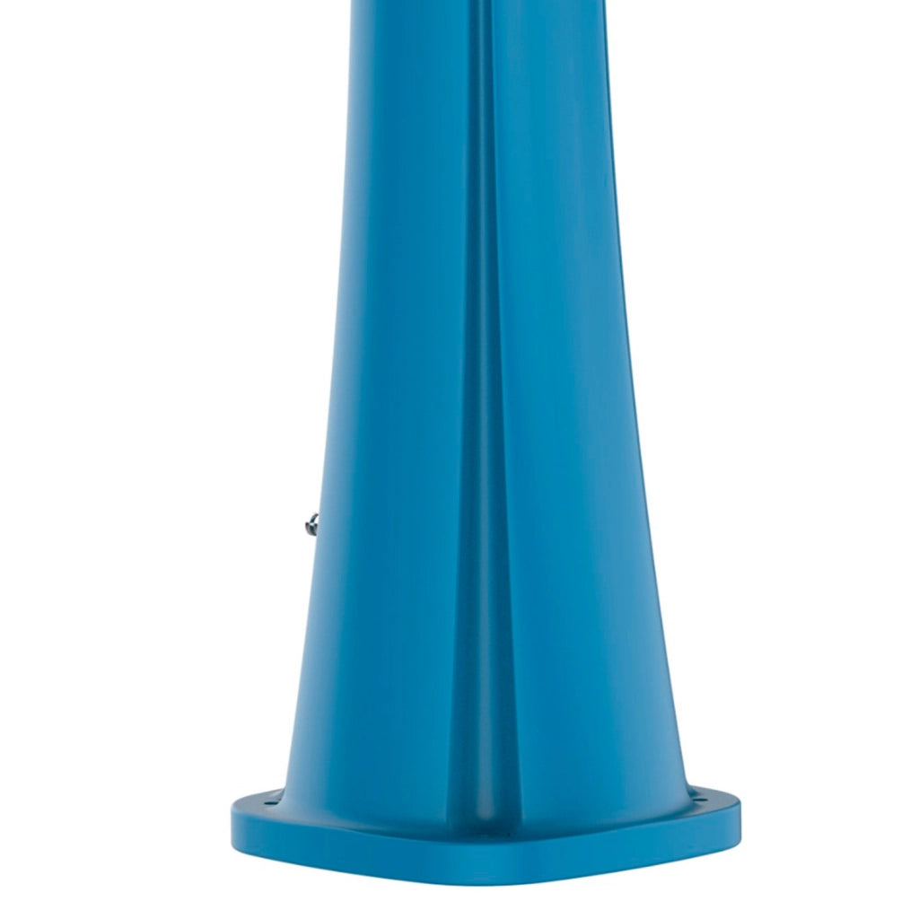 Starmatrix Rio Doccia a Riscaldamento Solare Curva In Polietilene Serbatoio 25 l Con Lavapiedi Blu Soffione Rotondo Serbatoio 25 Litri Con Lavapiedi Accessori e Rubinetti In Ottone