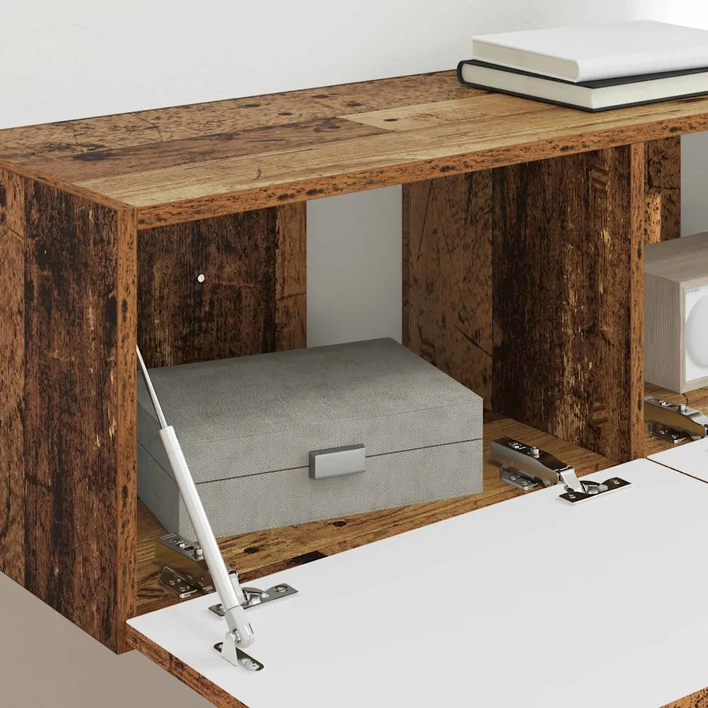 Mobile TV da parete Legno vecchio 98 x 31 x 29,5 cm 892245