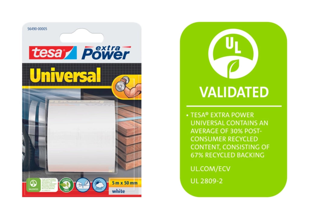 Nastro Alta Resistenza Extra Power 56490 Tesa Bianco 5 ml 50 mm 4 Pezzi