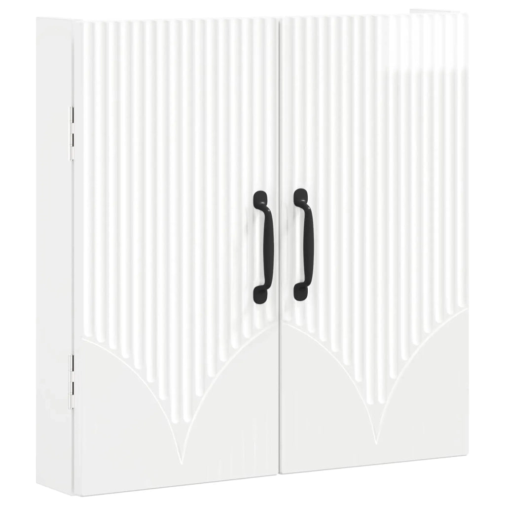 Armadio per Dartboard HOORN Bianco Lucido 52,5 x 10,5 x 53,5 cm 897329