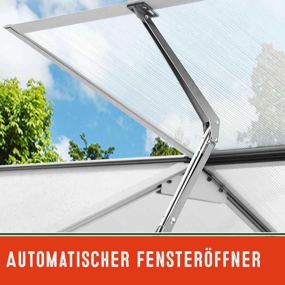 Apri Finestra Automatico Serra Sollevamento 7,5 kg Altezza Apertura 45 cm per Finestrelle Giardino Serra
